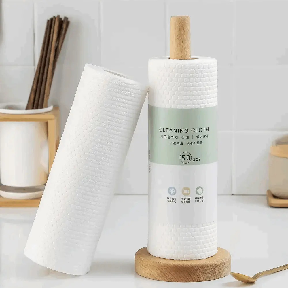 What is an antibacterial spunlace non-woven fabric cleaning cloth?