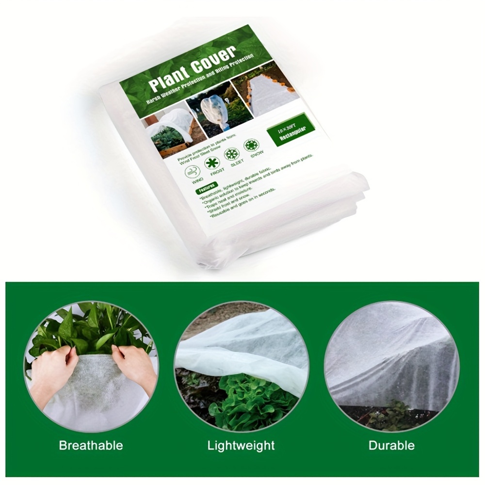 Customized wholesale garden plants with windproof, snowproof and frostproof fleece blankets, in folded packaging.