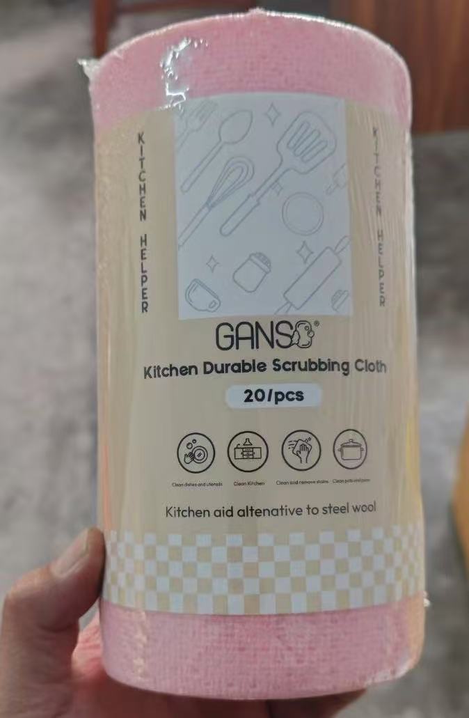 High-friction sanding kitchen cleaning non-woven cloth multi-purpose cleaning cloth