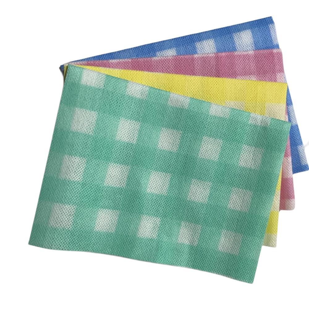 Spunlace Printed Mesh Lightweight All Purpose Cleaning Cloth
