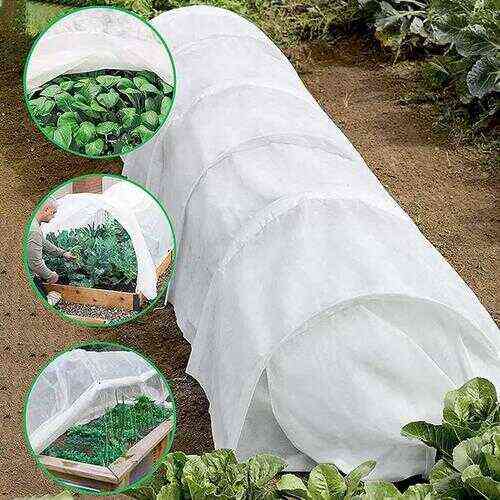 Low tunnel hoops for row cover