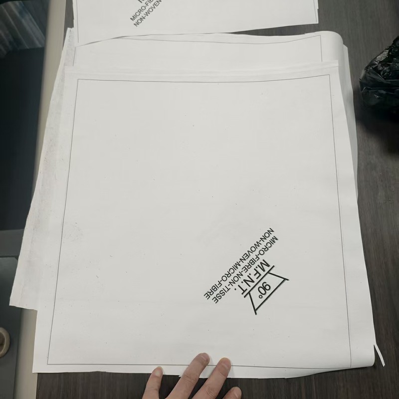 PET/PA6 spunlace nonwoven microfiber cloth